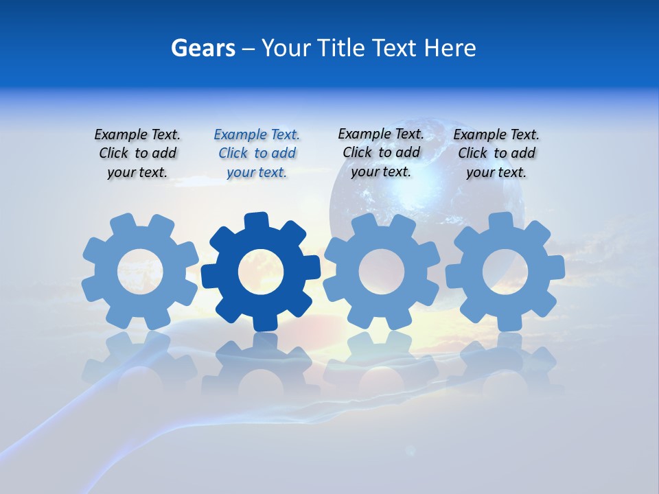 Environment Arm Pollution PowerPoint Template