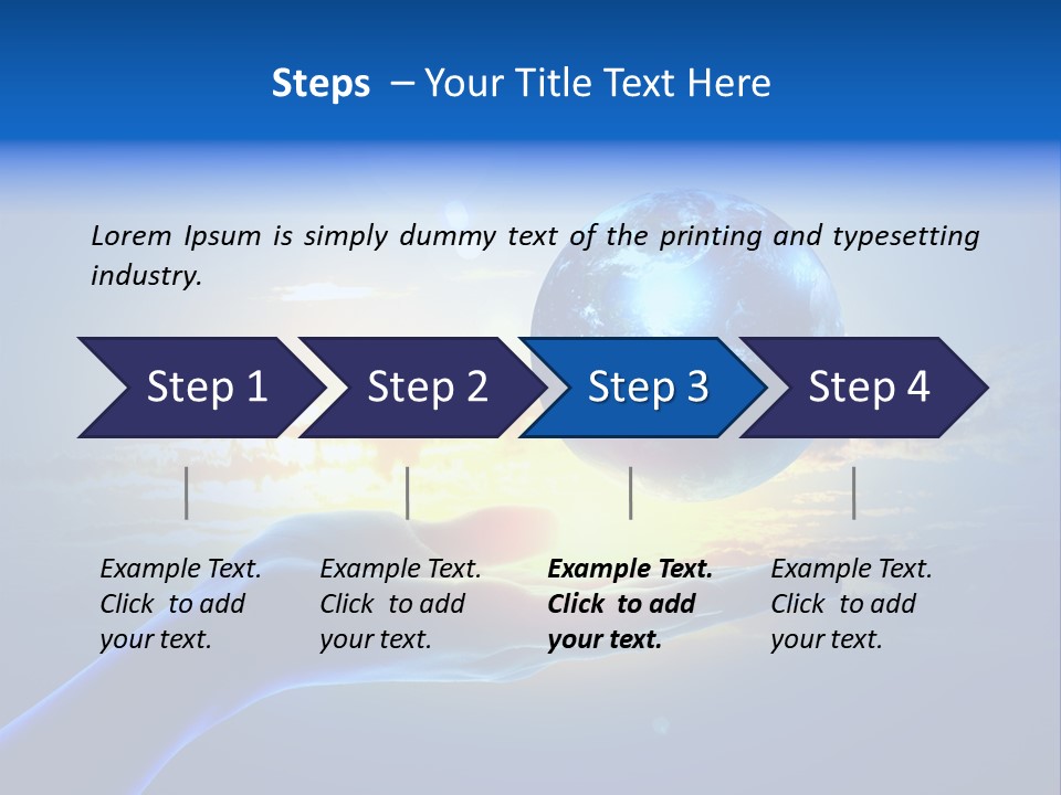 Environment Arm Pollution PowerPoint Template