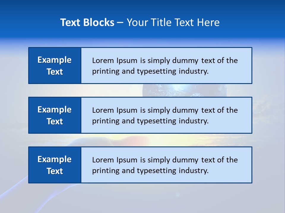 Environment Arm Pollution PowerPoint Template