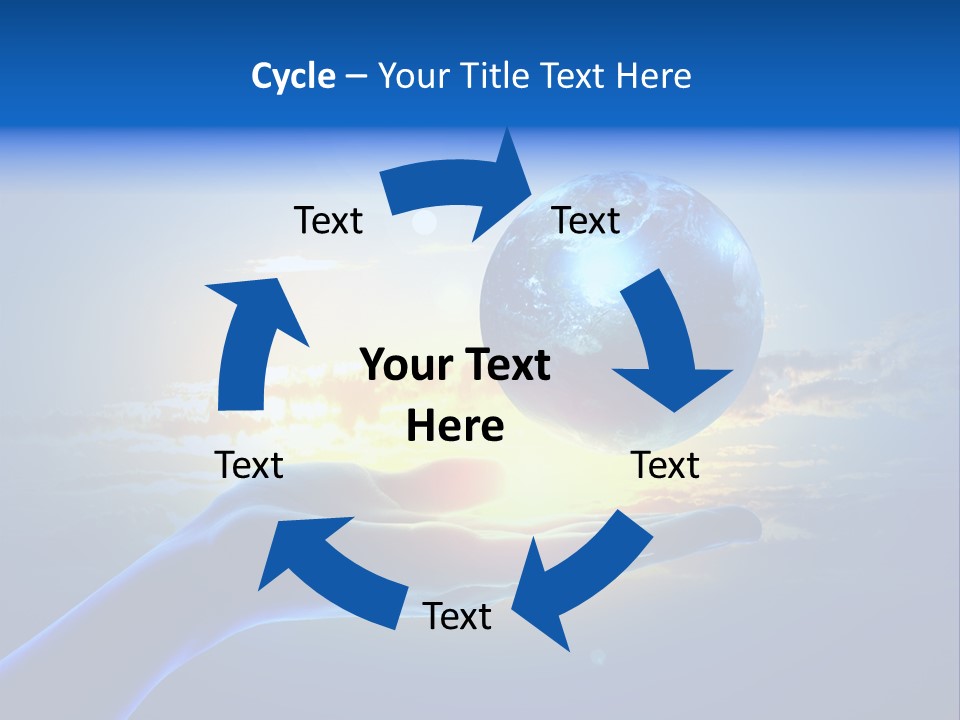 Environment Arm Pollution PowerPoint Template