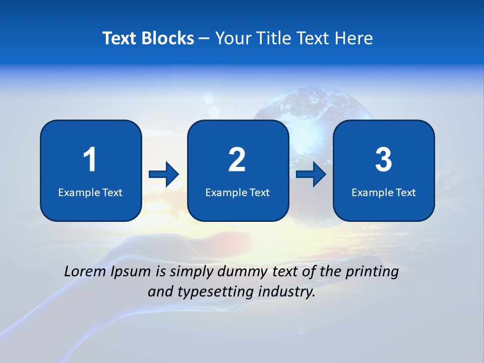 Environment Arm Pollution PowerPoint Template