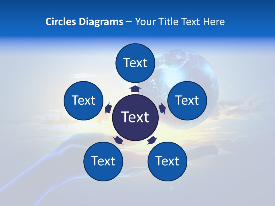 Environment Arm Pollution PowerPoint Template