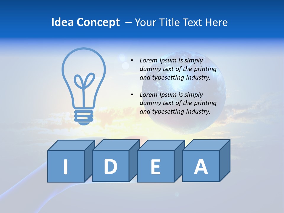 Environment Arm Pollution PowerPoint Template