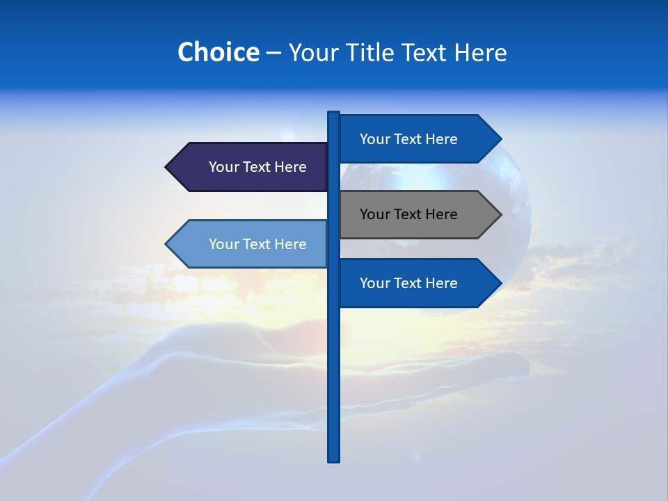 Environment Arm Pollution PowerPoint Template
