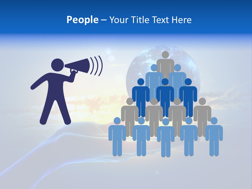 Environment Arm Pollution PowerPoint Template