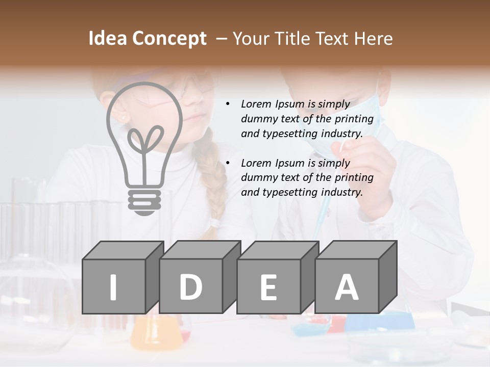 Container Boy Tubing PowerPoint Template