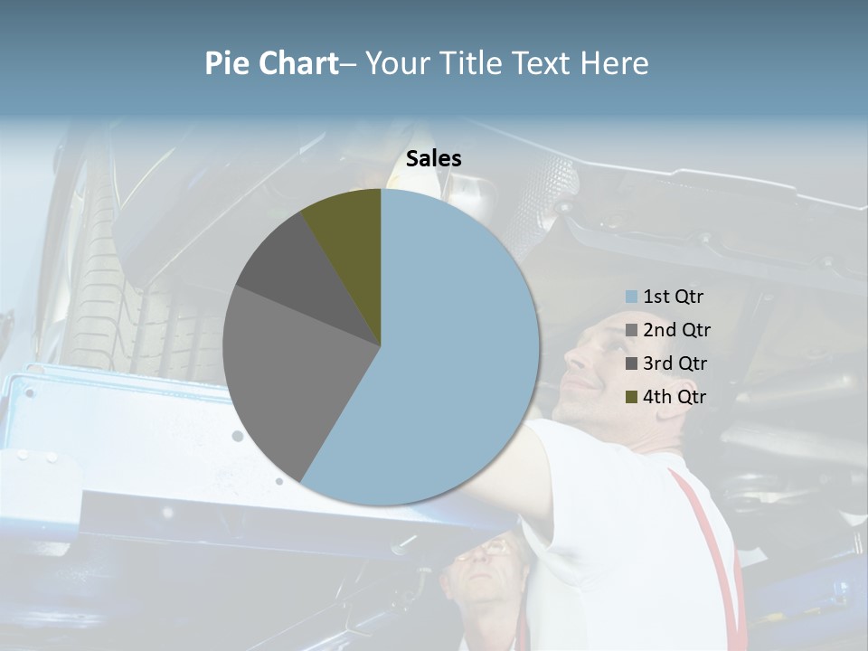 Set Puncture Tire PowerPoint Template