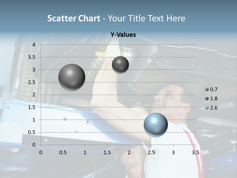 Set Puncture Tire PowerPoint Template
