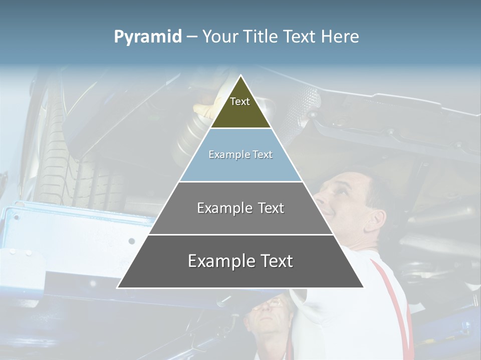 Set Puncture Tire PowerPoint Template