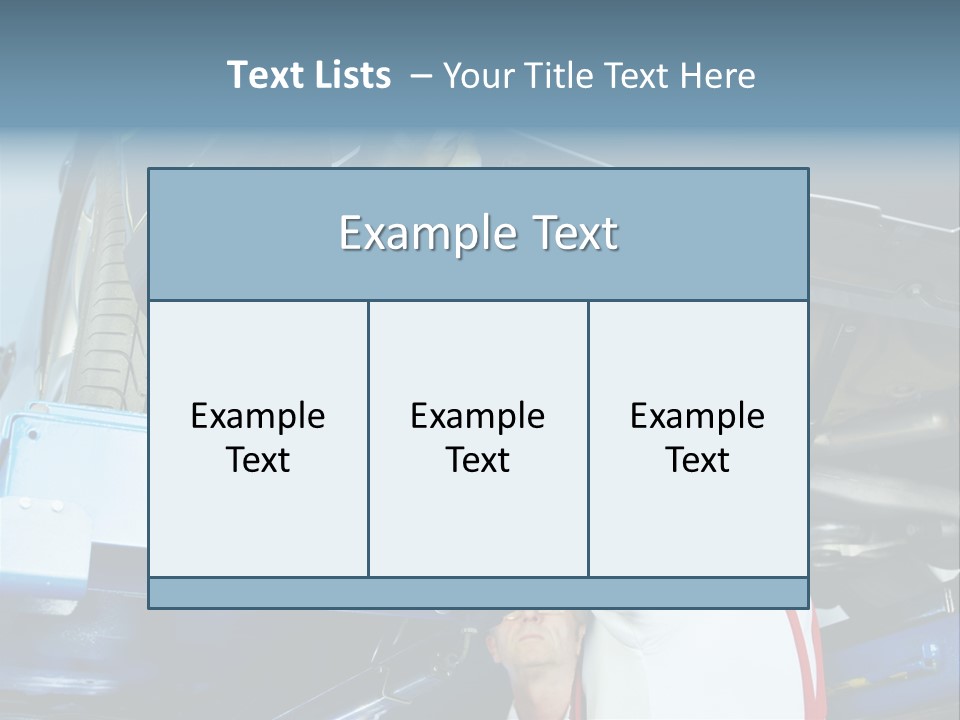 Set Puncture Tire PowerPoint Template