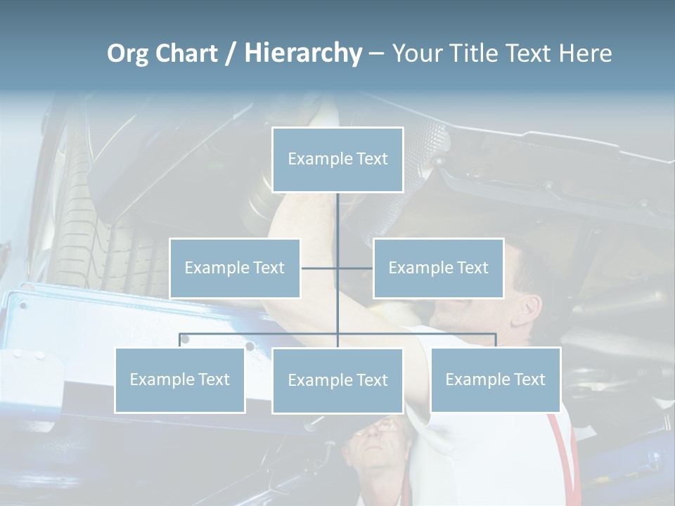 Set Puncture Tire PowerPoint Template