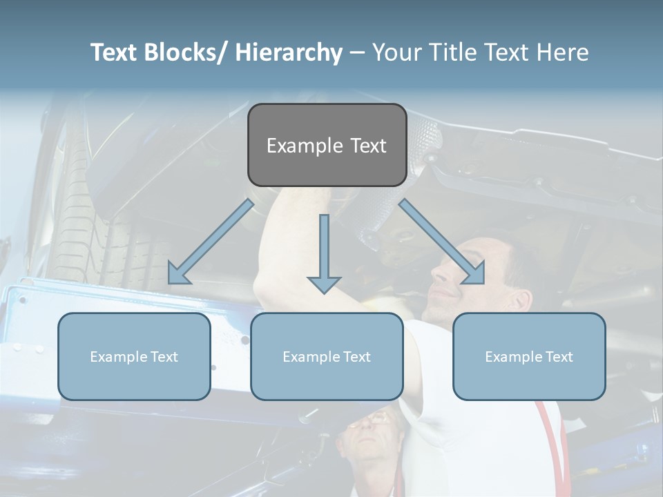 Set Puncture Tire PowerPoint Template