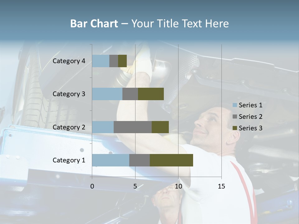 Set Puncture Tire PowerPoint Template