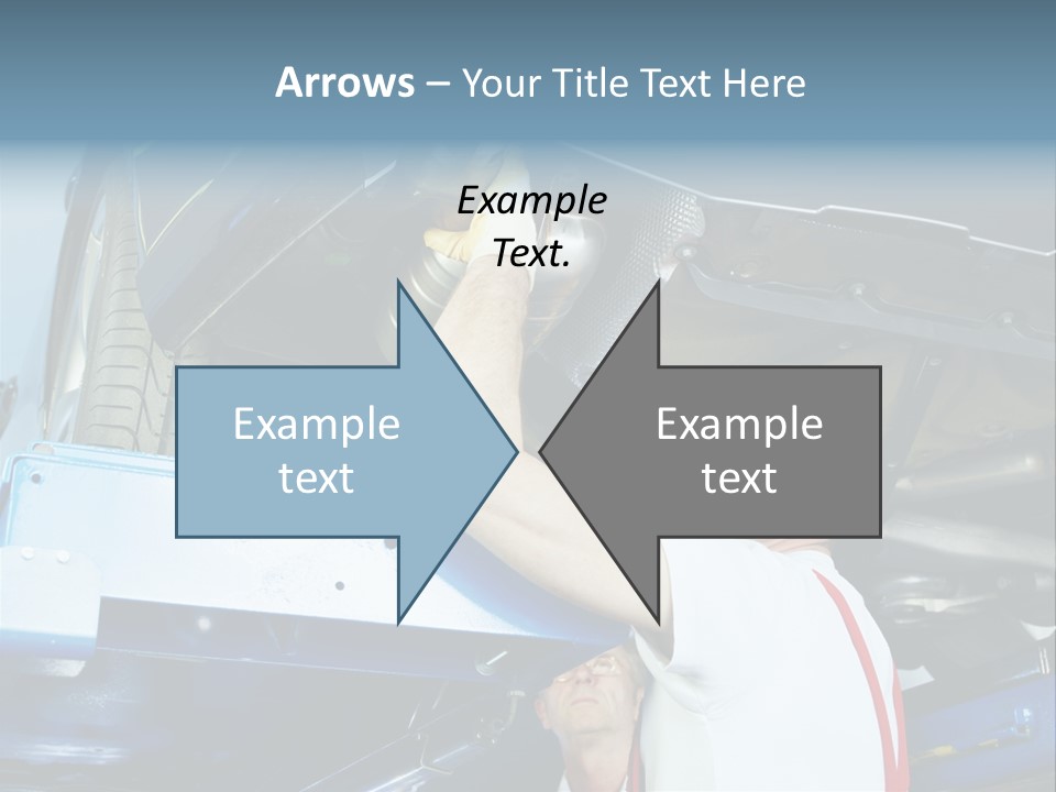 Set Puncture Tire PowerPoint Template