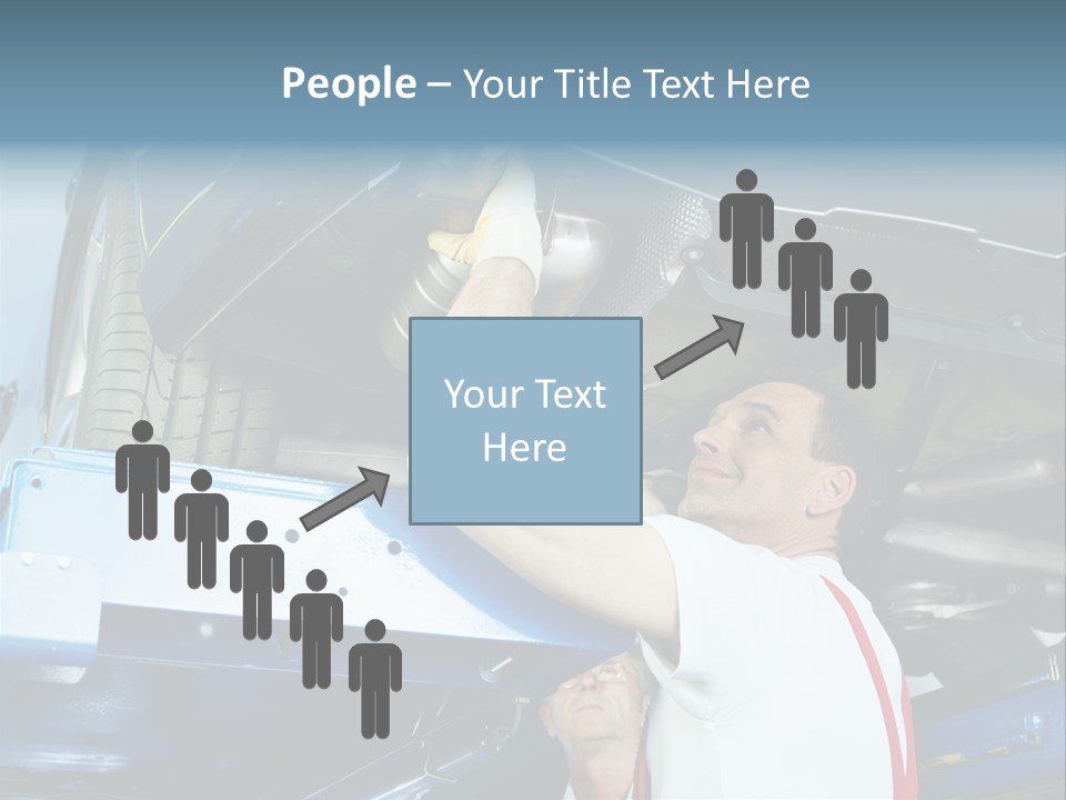 Set Puncture Tire PowerPoint Template