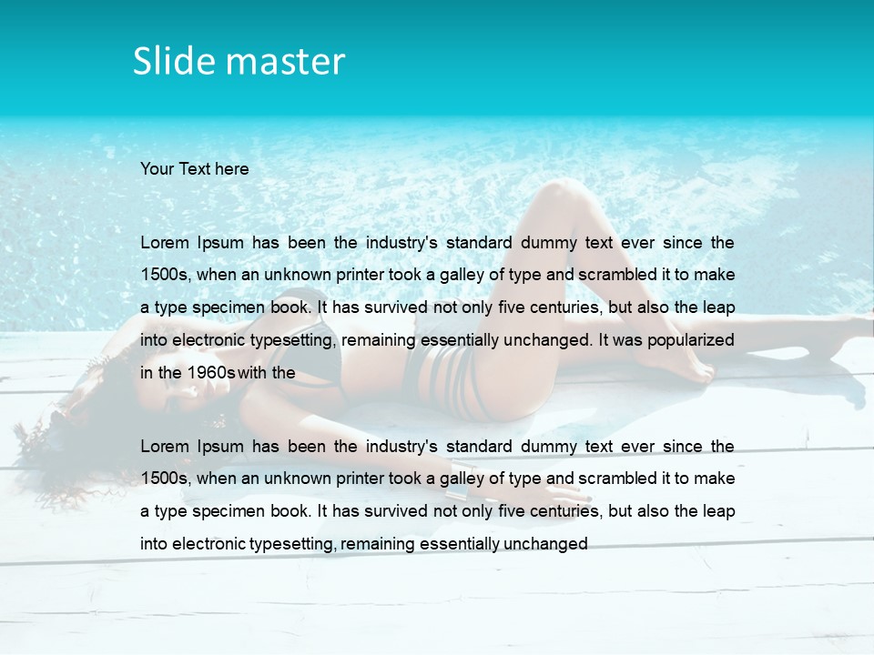 Enjoy Water Spa PowerPoint Template