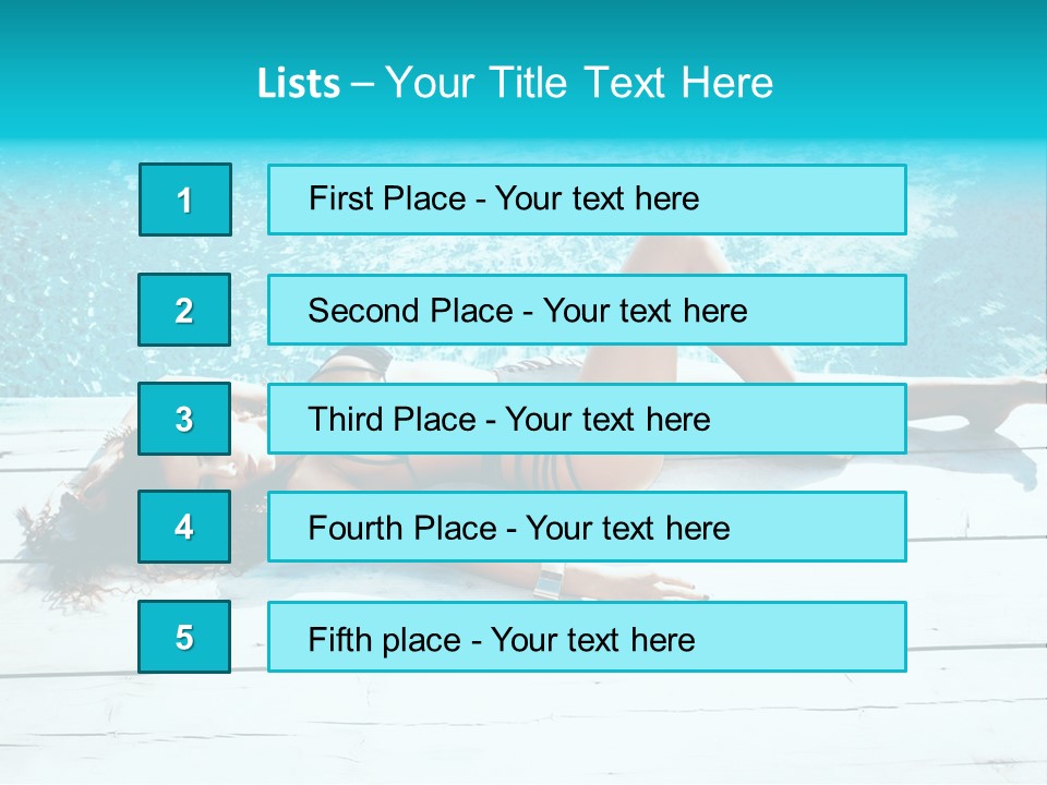 Enjoy Water Spa PowerPoint Template