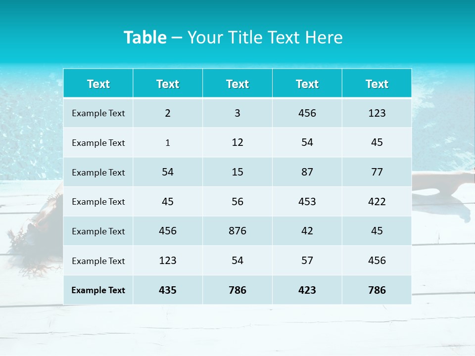 Enjoy Water Spa PowerPoint Template