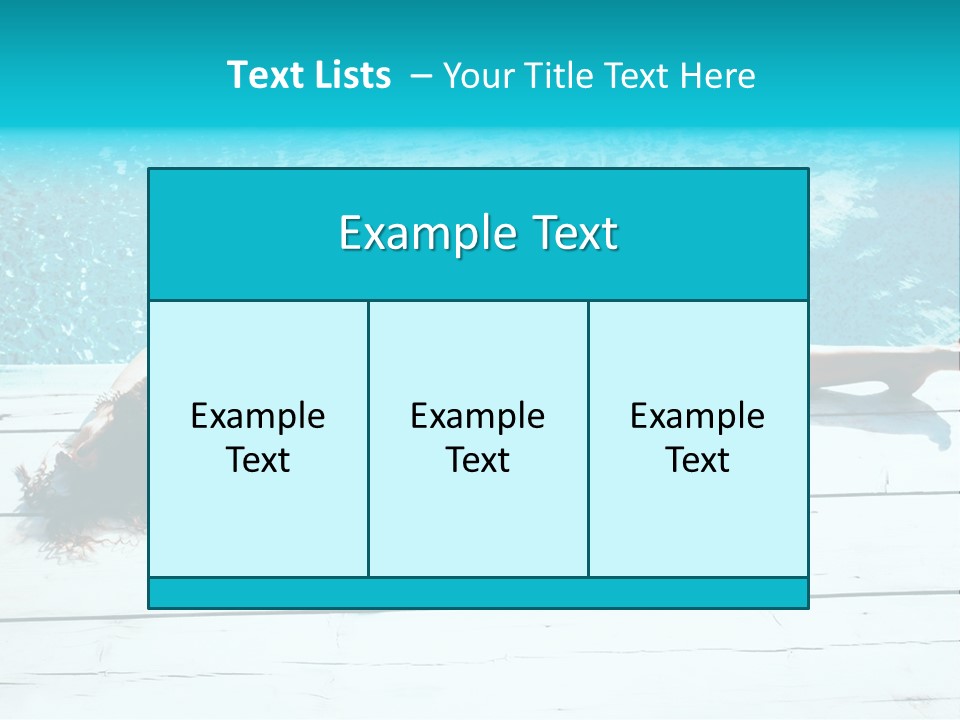 Enjoy Water Spa PowerPoint Template