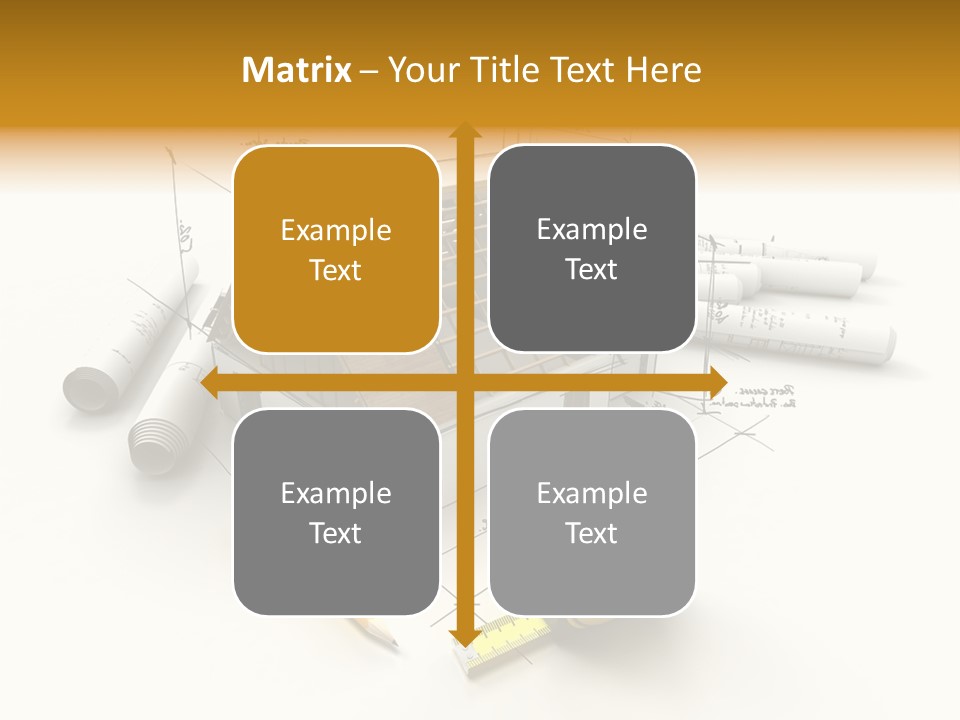 Handwrite Beams Plan PowerPoint Template