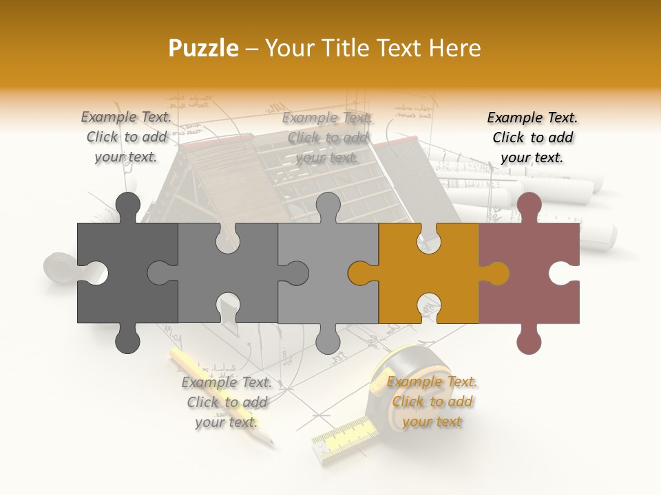 Handwrite Beams Plan PowerPoint Template