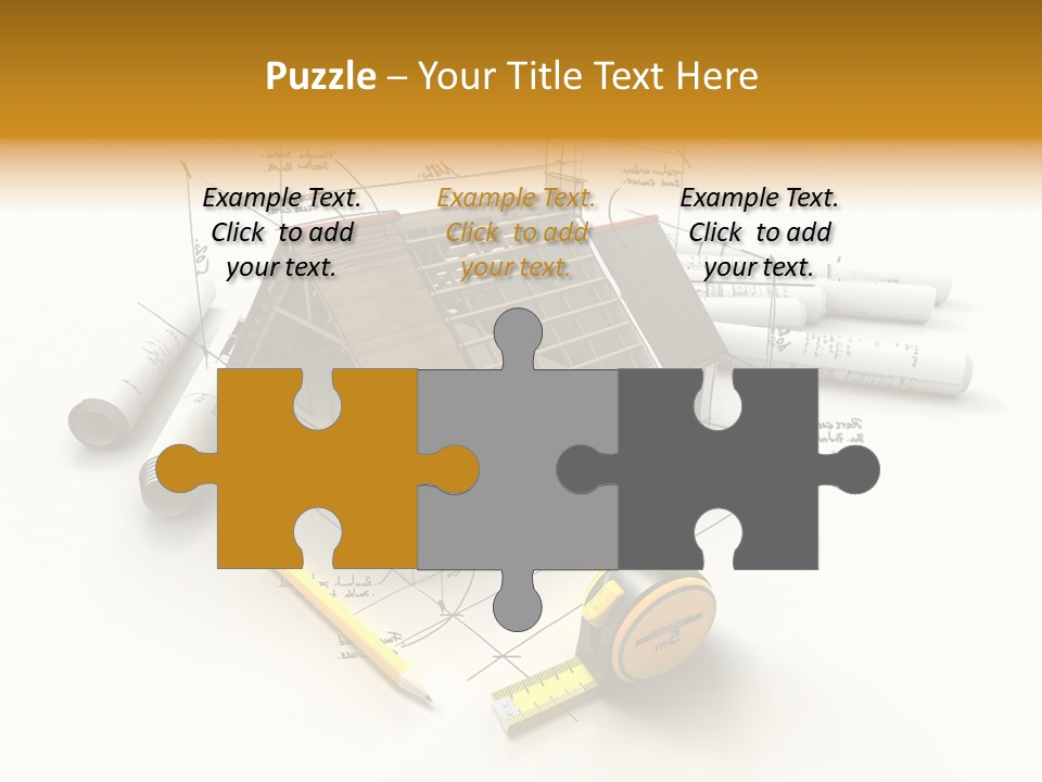 Handwrite Beams Plan PowerPoint Template