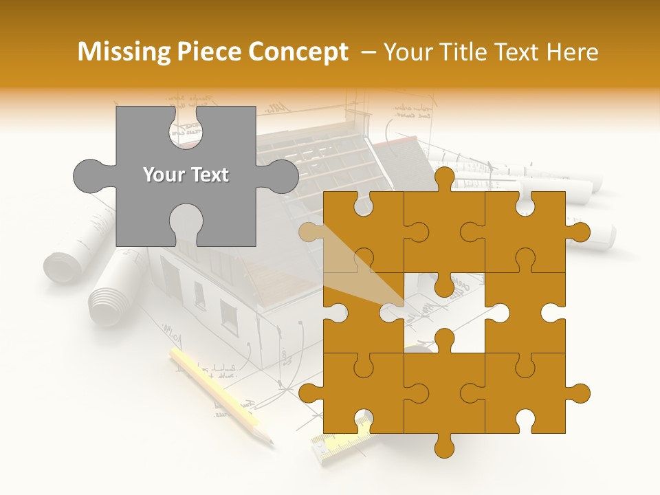 Handwrite Beams Plan PowerPoint Template