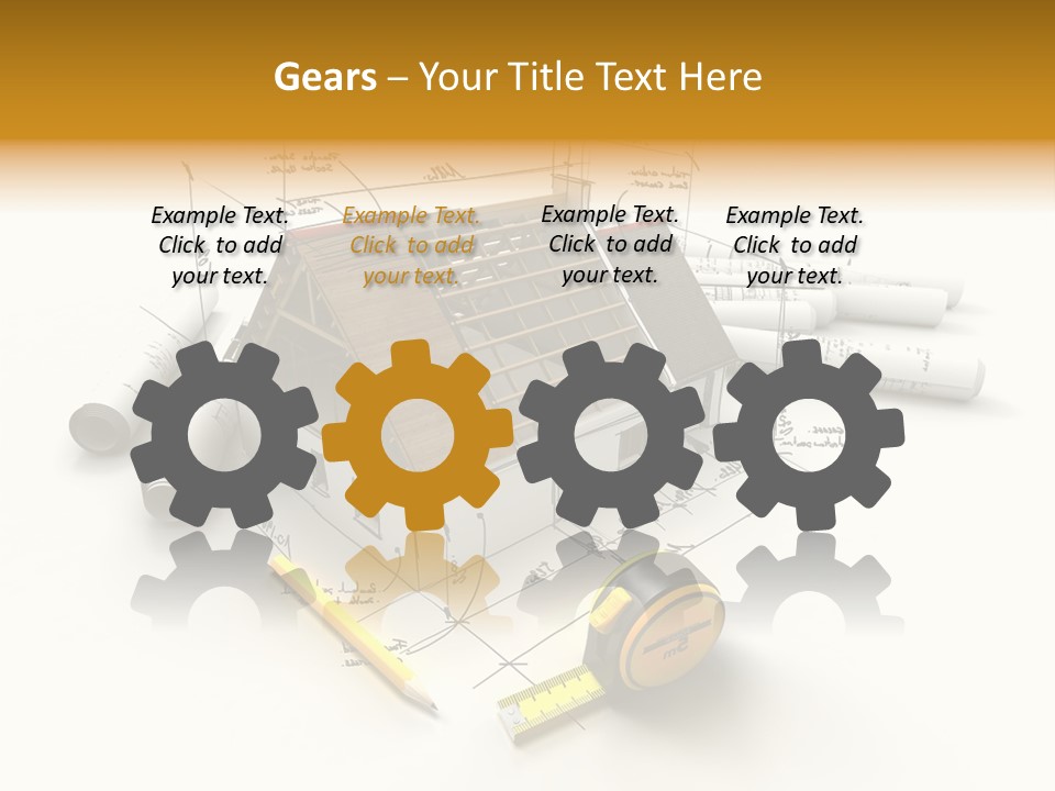 Handwrite Beams Plan PowerPoint Template