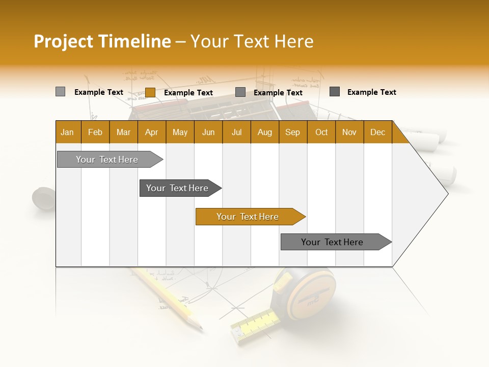 Handwrite Beams Plan PowerPoint Template