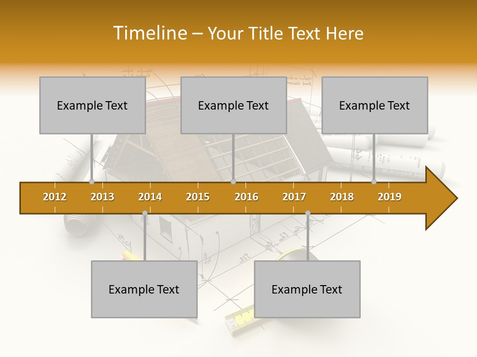 Handwrite Beams Plan PowerPoint Template