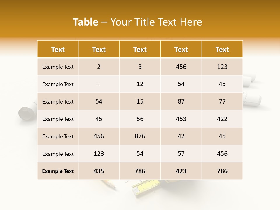 Handwrite Beams Plan PowerPoint Template