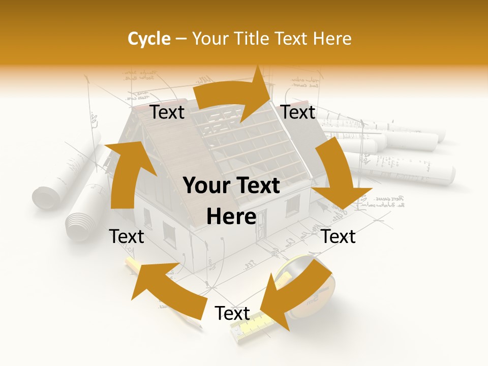 Handwrite Beams Plan PowerPoint Template