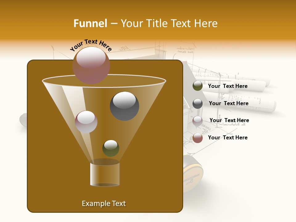 Handwrite Beams Plan PowerPoint Template