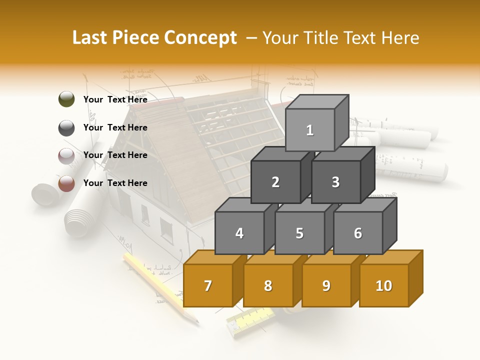 Handwrite Beams Plan PowerPoint Template