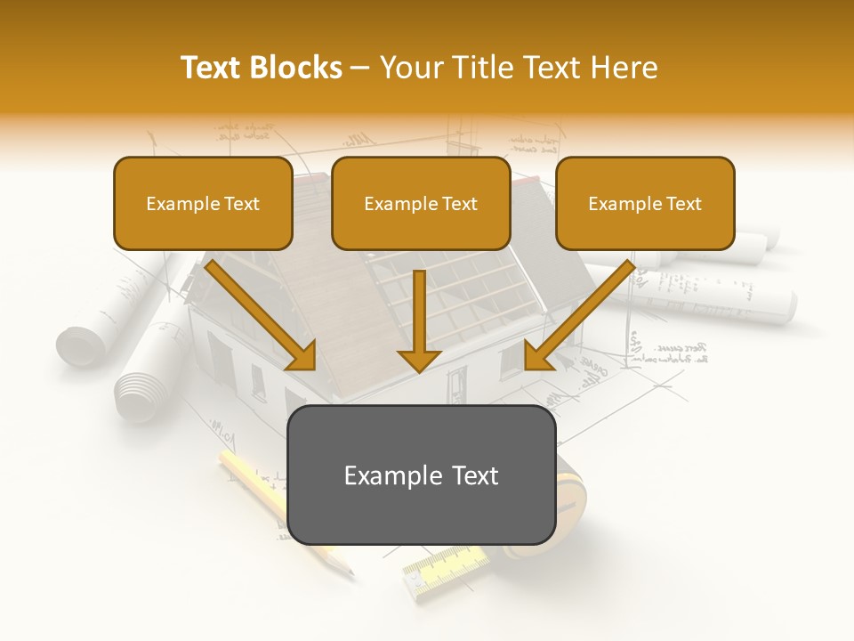 Handwrite Beams Plan PowerPoint Template