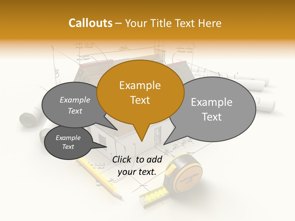 Handwrite Beams Plan PowerPoint Template