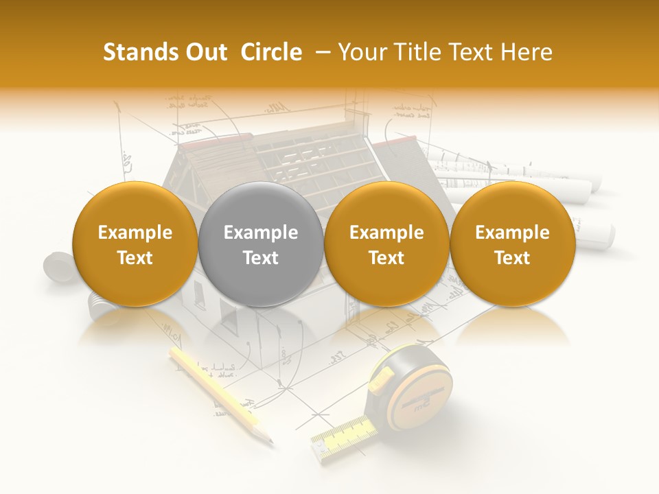 Handwrite Beams Plan PowerPoint Template