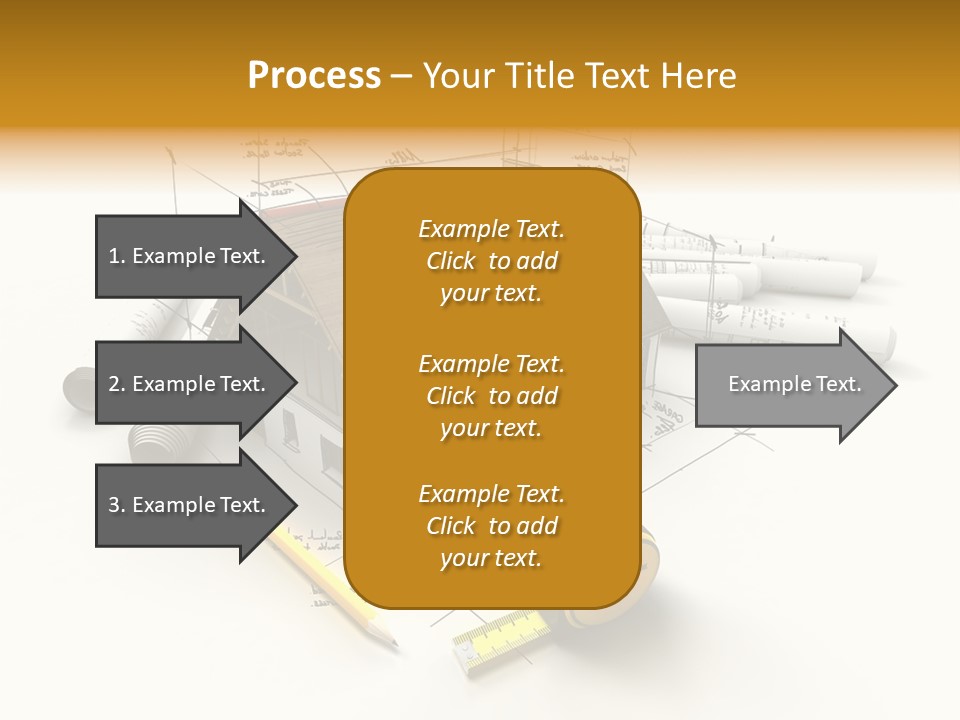 Handwrite Beams Plan PowerPoint Template