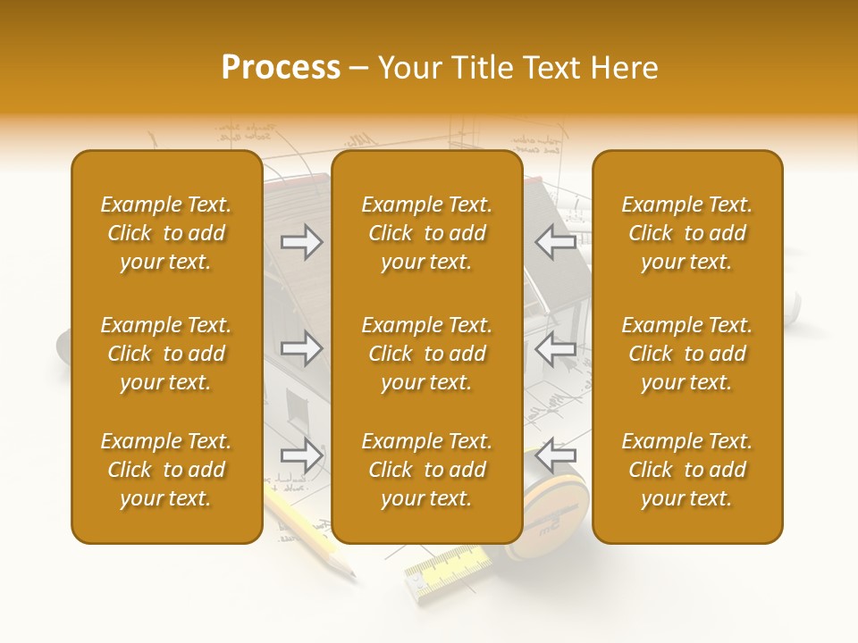 Handwrite Beams Plan PowerPoint Template