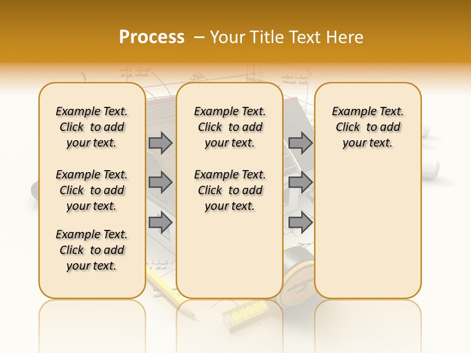 Handwrite Beams Plan PowerPoint Template