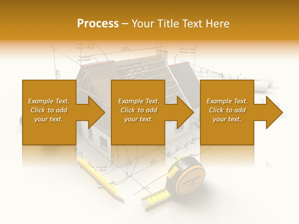 Handwrite Beams Plan PowerPoint Template