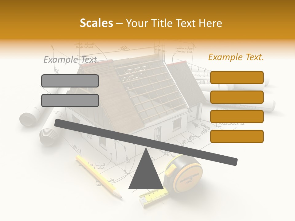 Handwrite Beams Plan PowerPoint Template