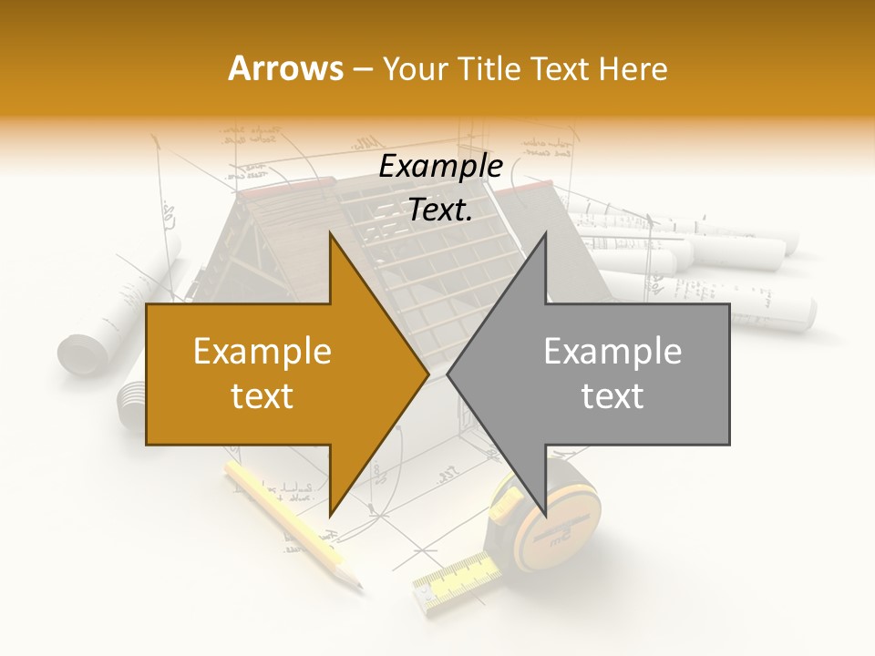 Handwrite Beams Plan PowerPoint Template
