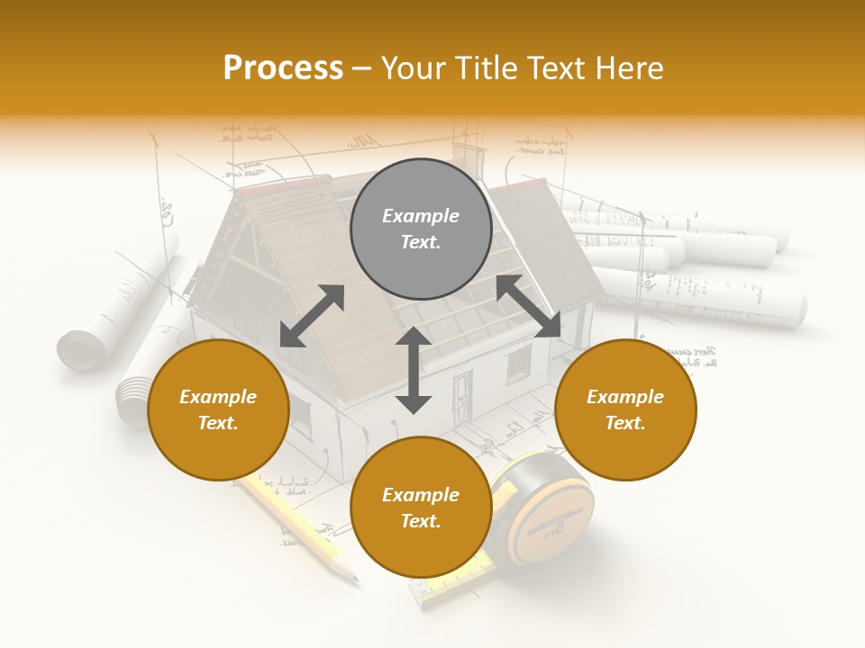 Handwrite Beams Plan PowerPoint Template