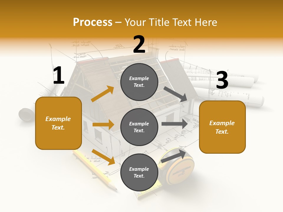 Handwrite Beams Plan PowerPoint Template