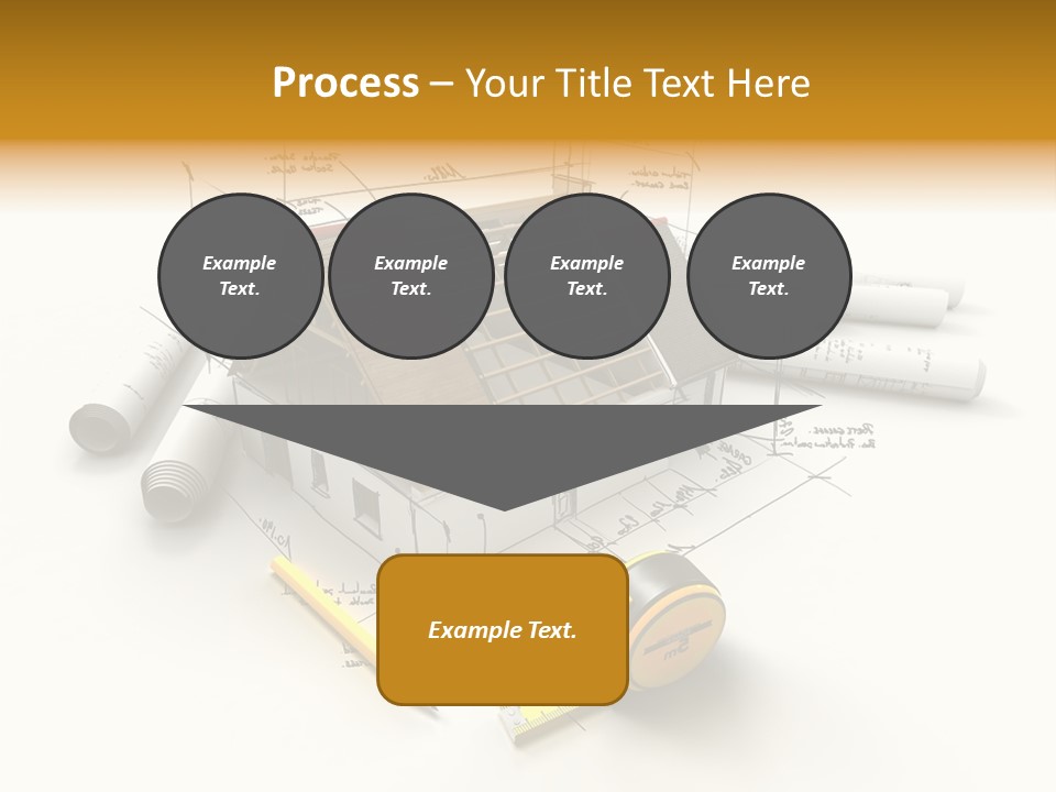 Handwrite Beams Plan PowerPoint Template