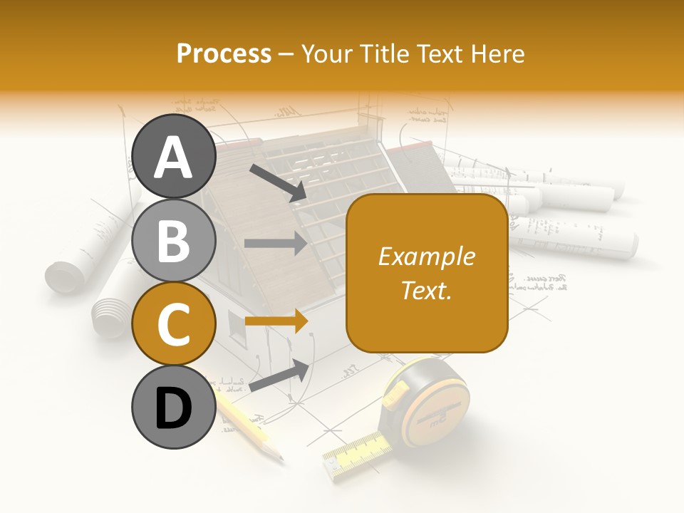 Handwrite Beams Plan PowerPoint Template