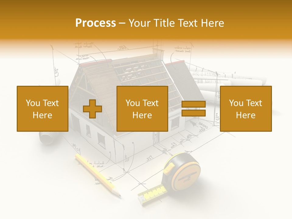 Handwrite Beams Plan PowerPoint Template