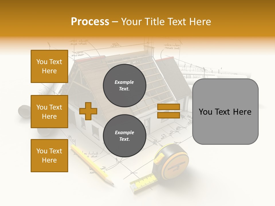 Handwrite Beams Plan PowerPoint Template