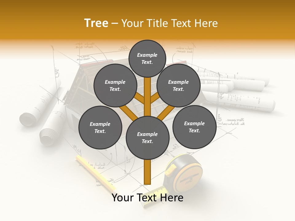 Handwrite Beams Plan PowerPoint Template
